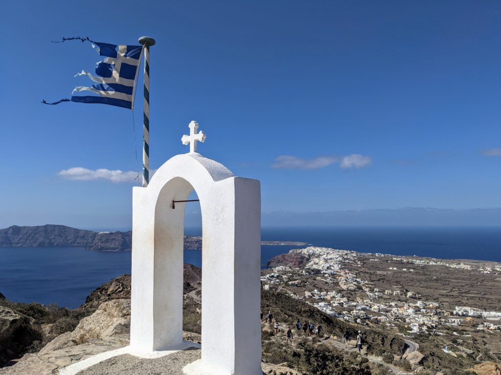 Overlooking Oia